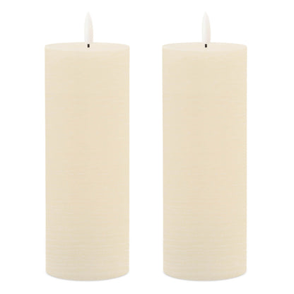 FIA Wick Ivory Pillar Candle (Set of 2) alternate view 4