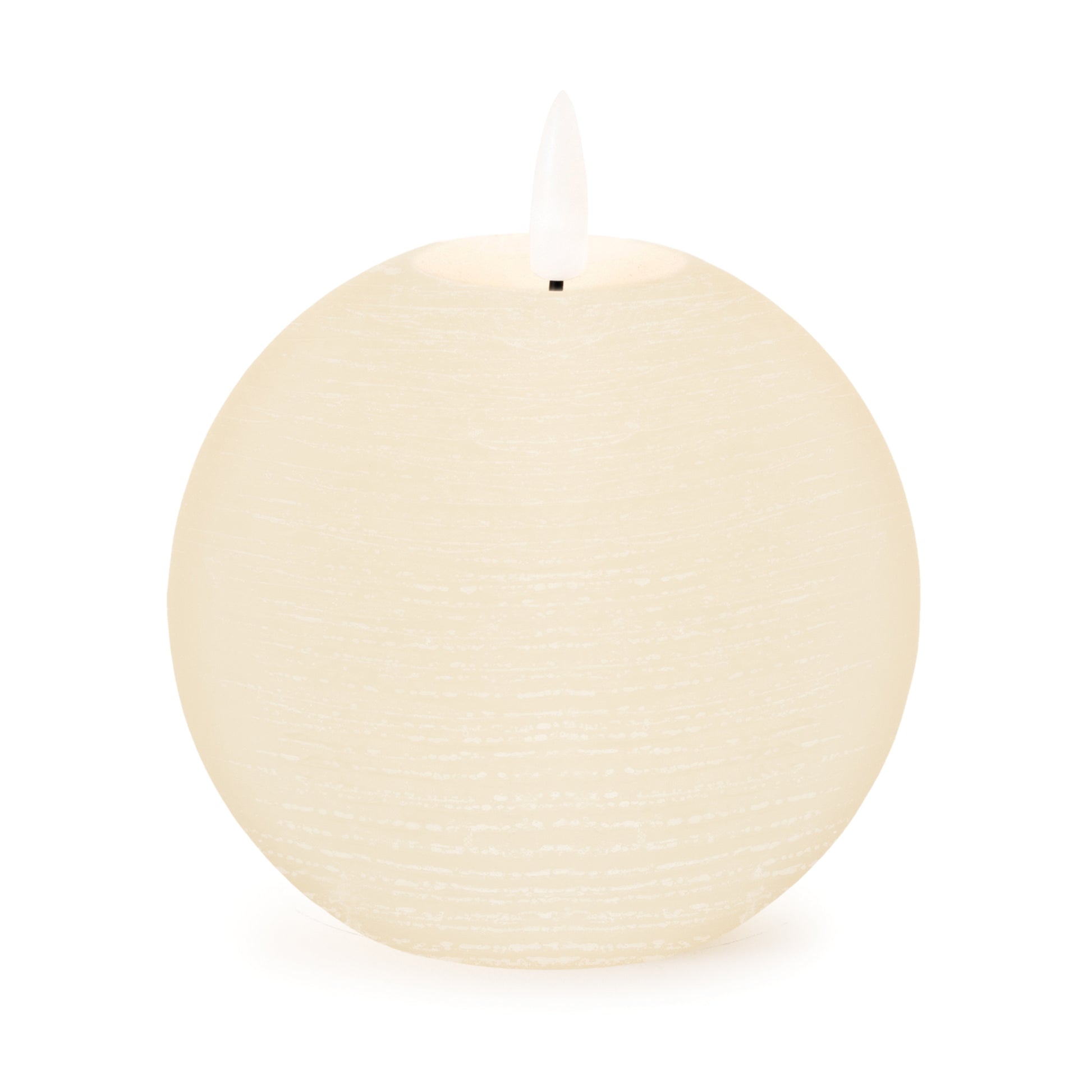 FIA Wick Ivory Round Candle (Set of 2)