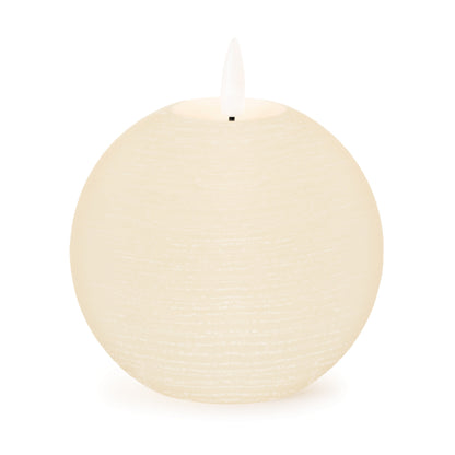 FIA Wick Ivory Round Candle (Set of 2)