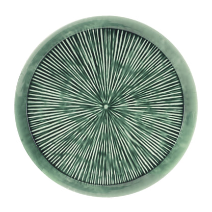 Round Etched Metal Tray 13.5"D alternate view 2