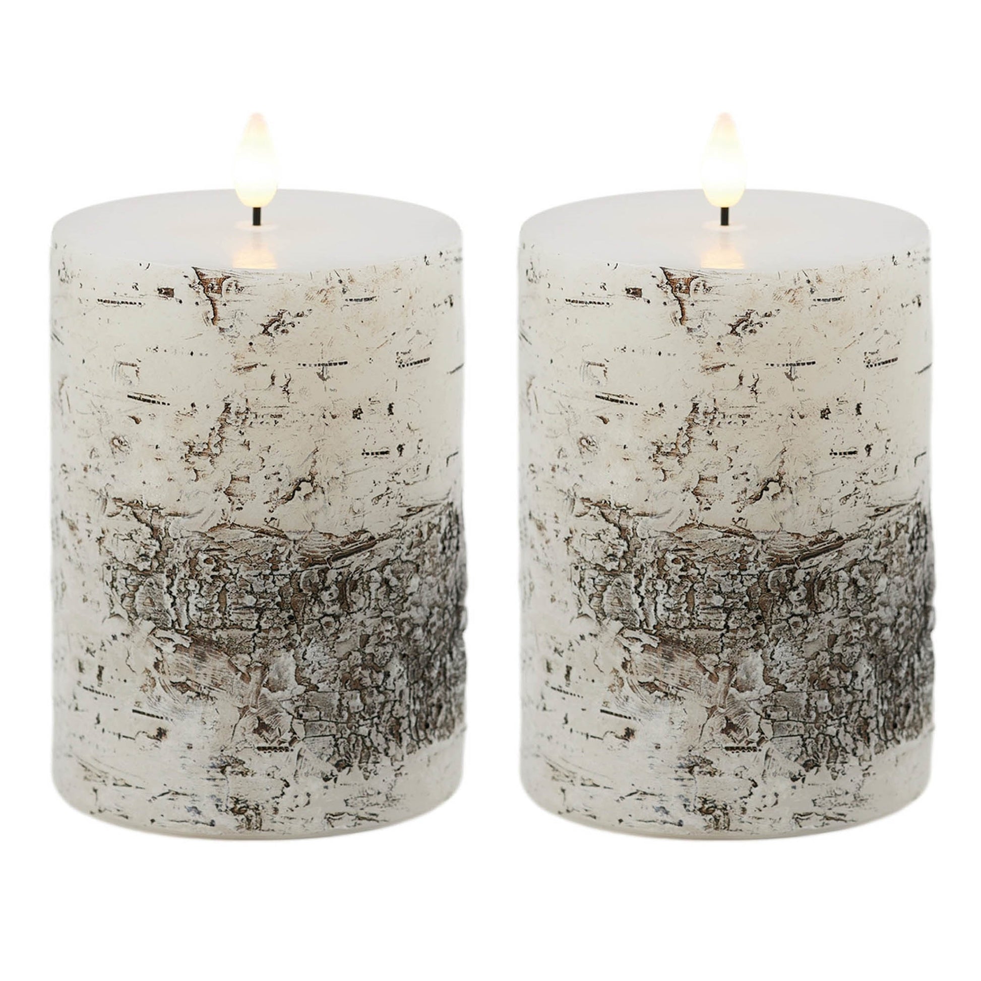 FIA Wick Birch Design Pillar Candle (Set of 2) alternate view 4