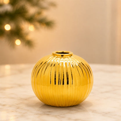 Decorative Gold Vase alternate view 3