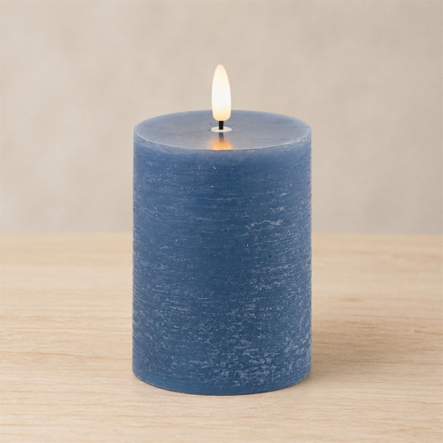 FIA Wick Blue Pillar Candle (Set of 2) alternate view 2