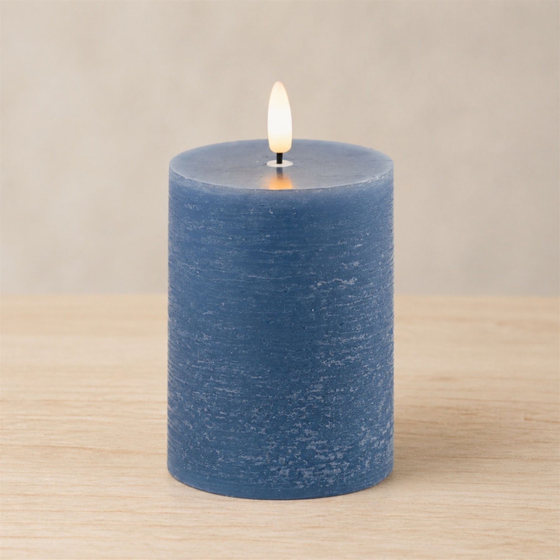 FIA Wick Blue Pillar Candle (Set of 2) alternate view 2