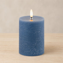 FIA Wick Blue Pillar Candle (Set of 2) alternate view 2