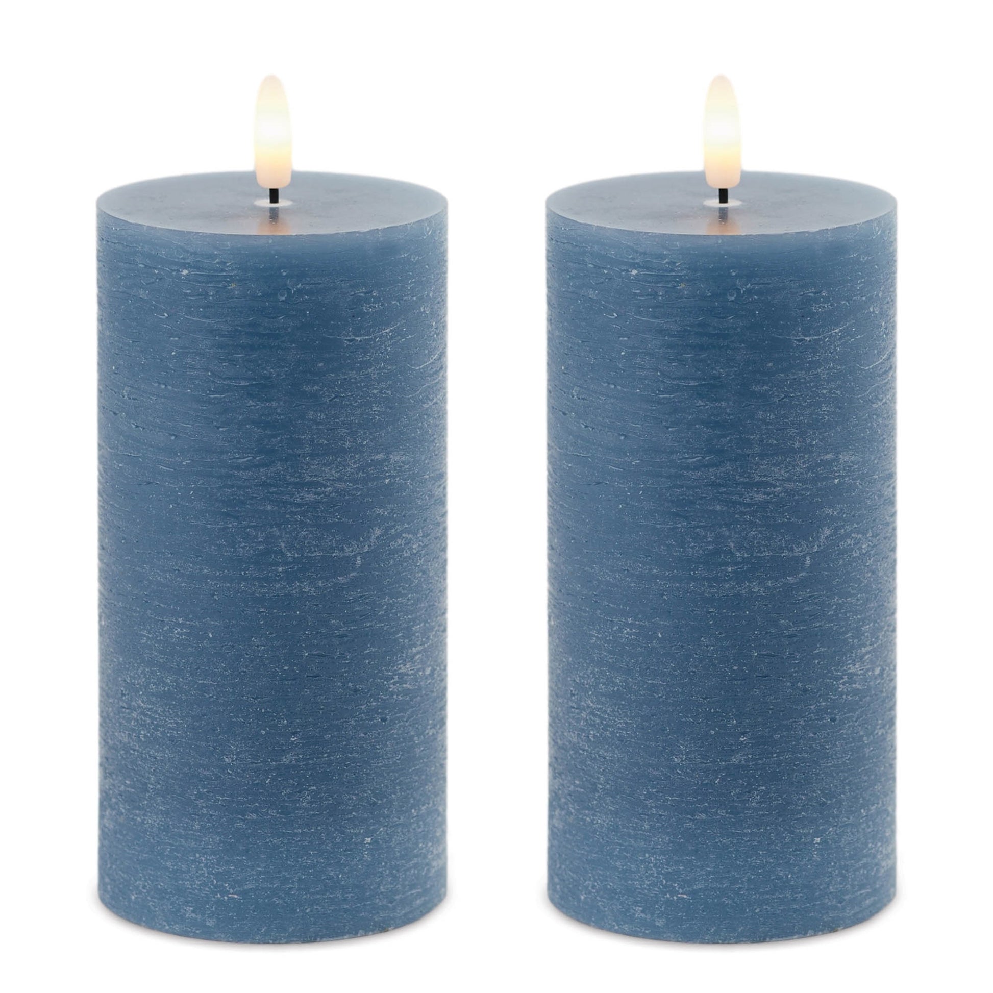 FIA Wick Blue Pillar Candle (Set of 2) alternate view 3