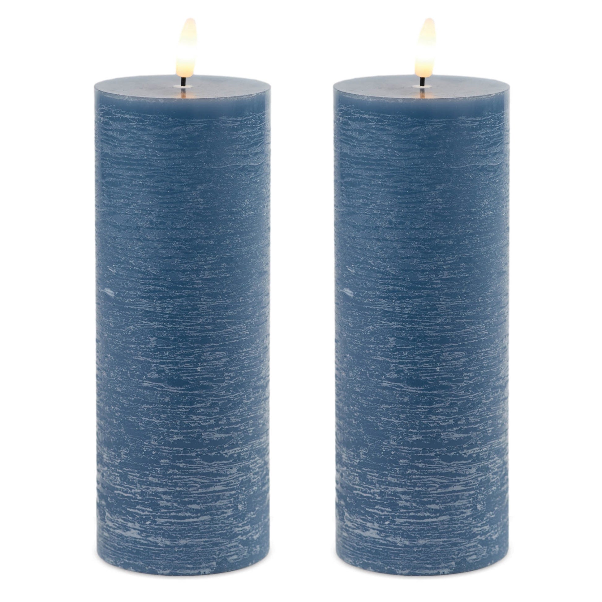 FIA Wick Blue Pillar Candle (Set of 2) alternate view 3