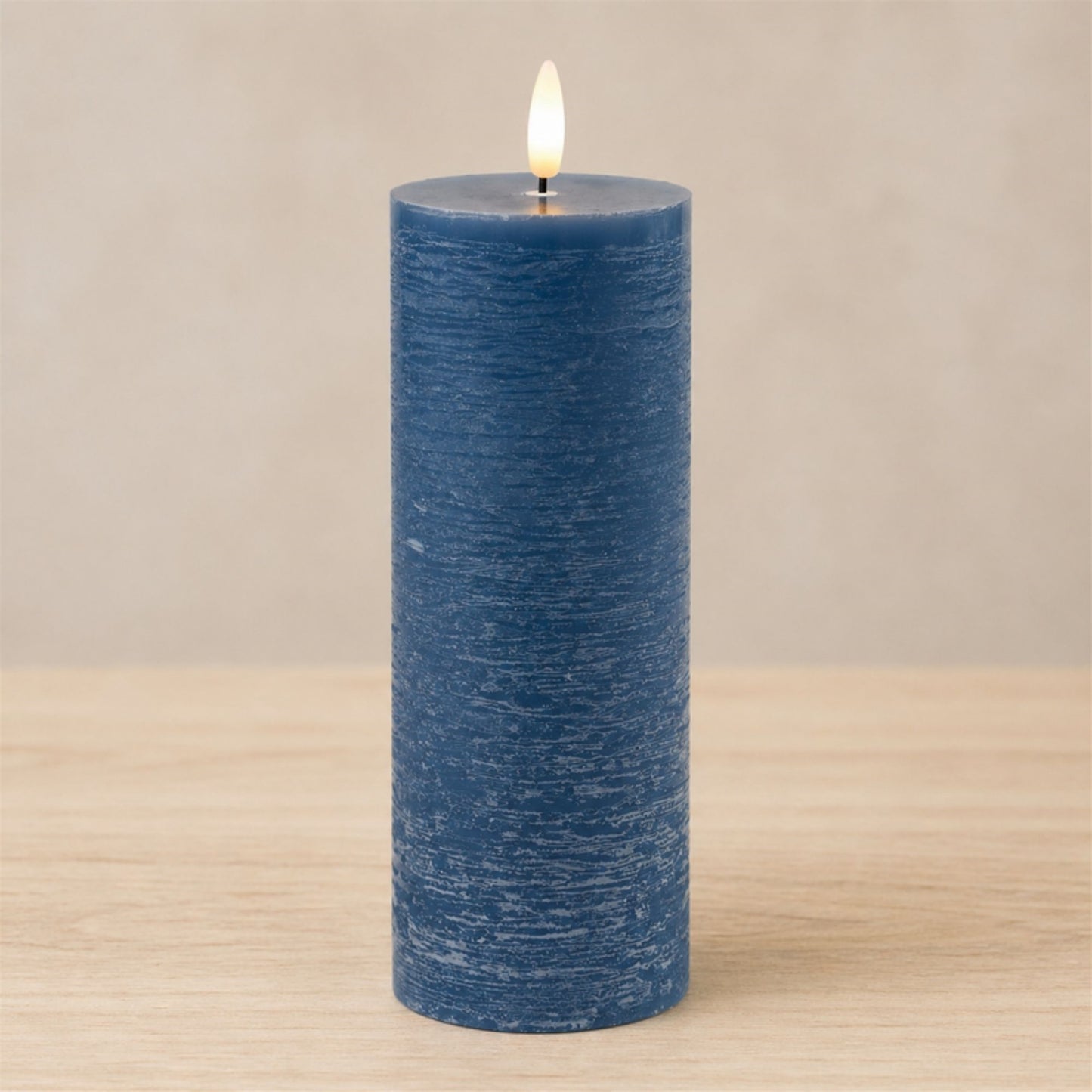 FIA Wick Blue Pillar Candle (Set of 2) alternate view 2
