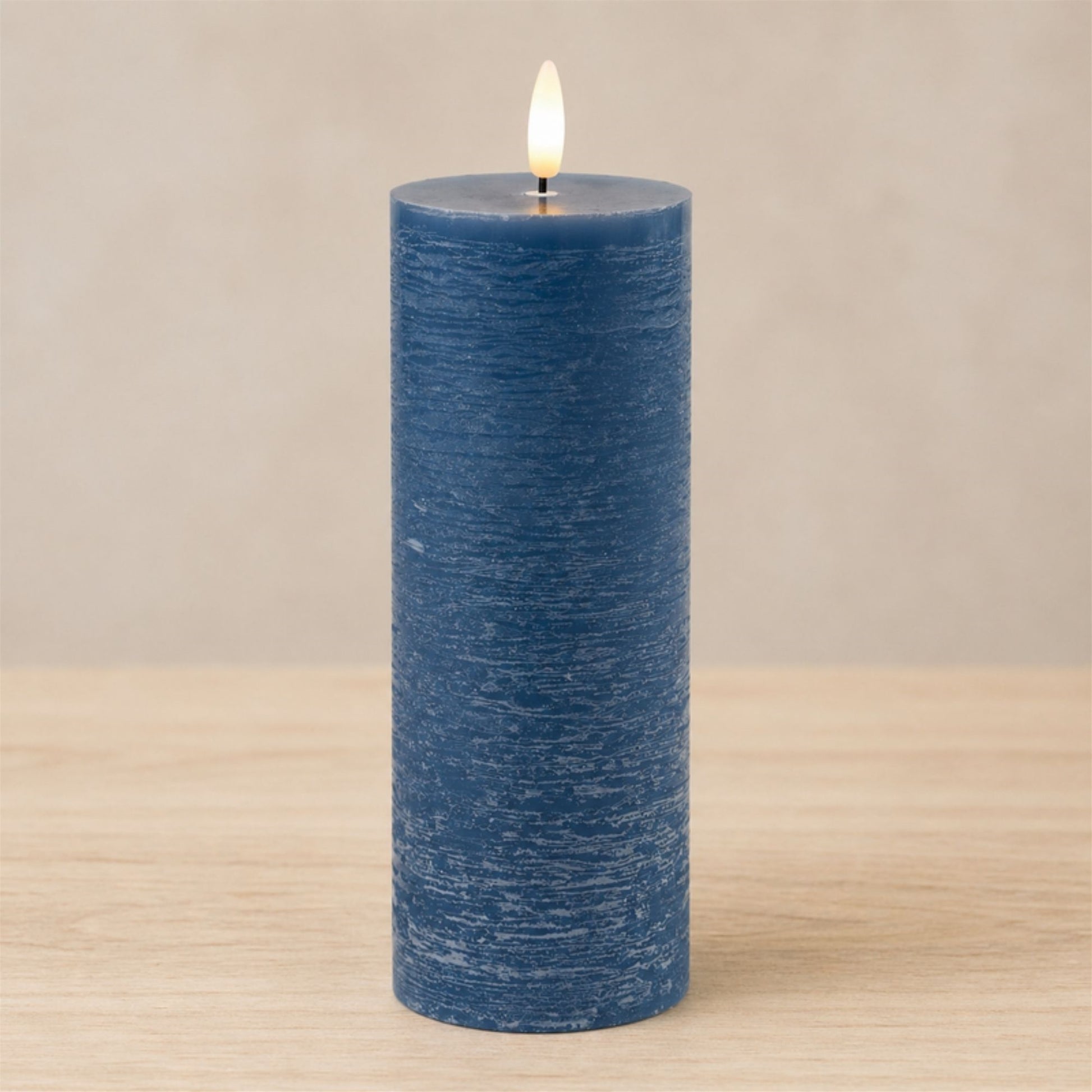 FIA Wick Blue Pillar Candle (Set of 2) alternate view 2