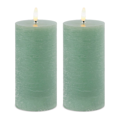 FIA Wick Green Pillar Candle (Set of 2) alternate view 4
