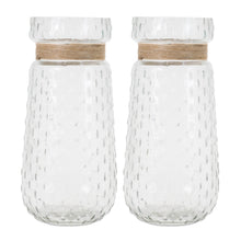 Texture Glass Vase with Jute Accent (Set of 2) alternate view 2