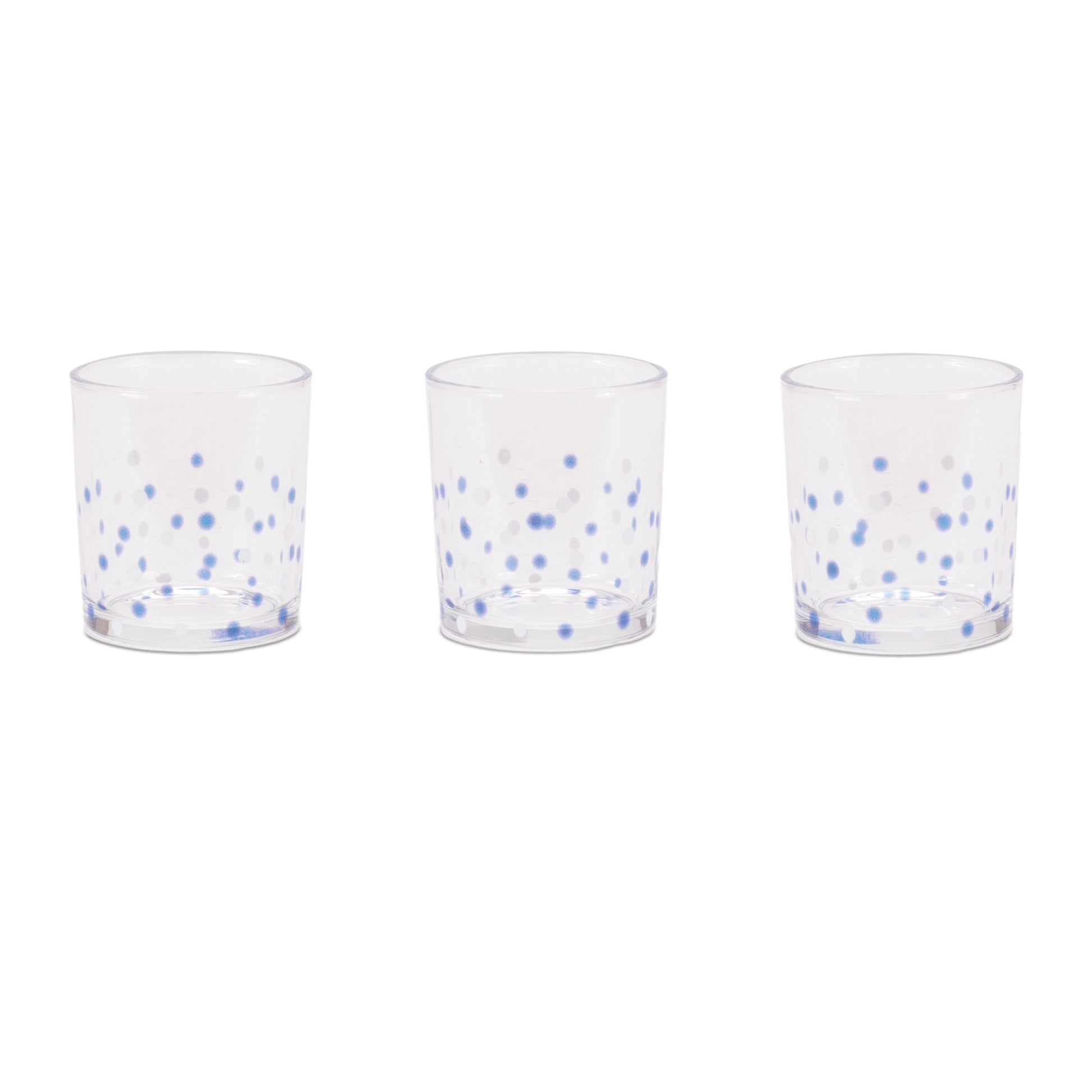Dotted Glass Votive Candle Holder (Set of 3)