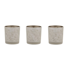 Frosted Glass Votive Holders (Set of 3)
