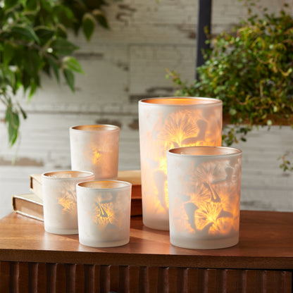 Frosted Glass Votive Holders (Set of 3) alternate view 2