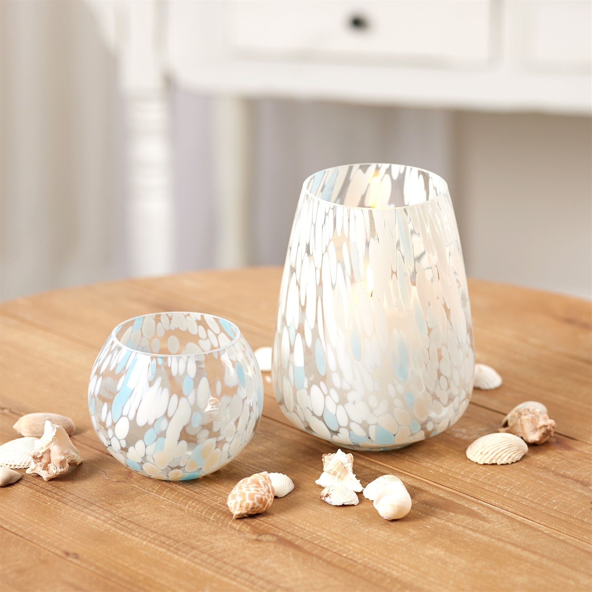 Painted Glass Candle Holder Vase (Set of 4) alternate view 3