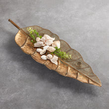 Distressed Metal Leaf Tray (Set of 2) alternate view 2