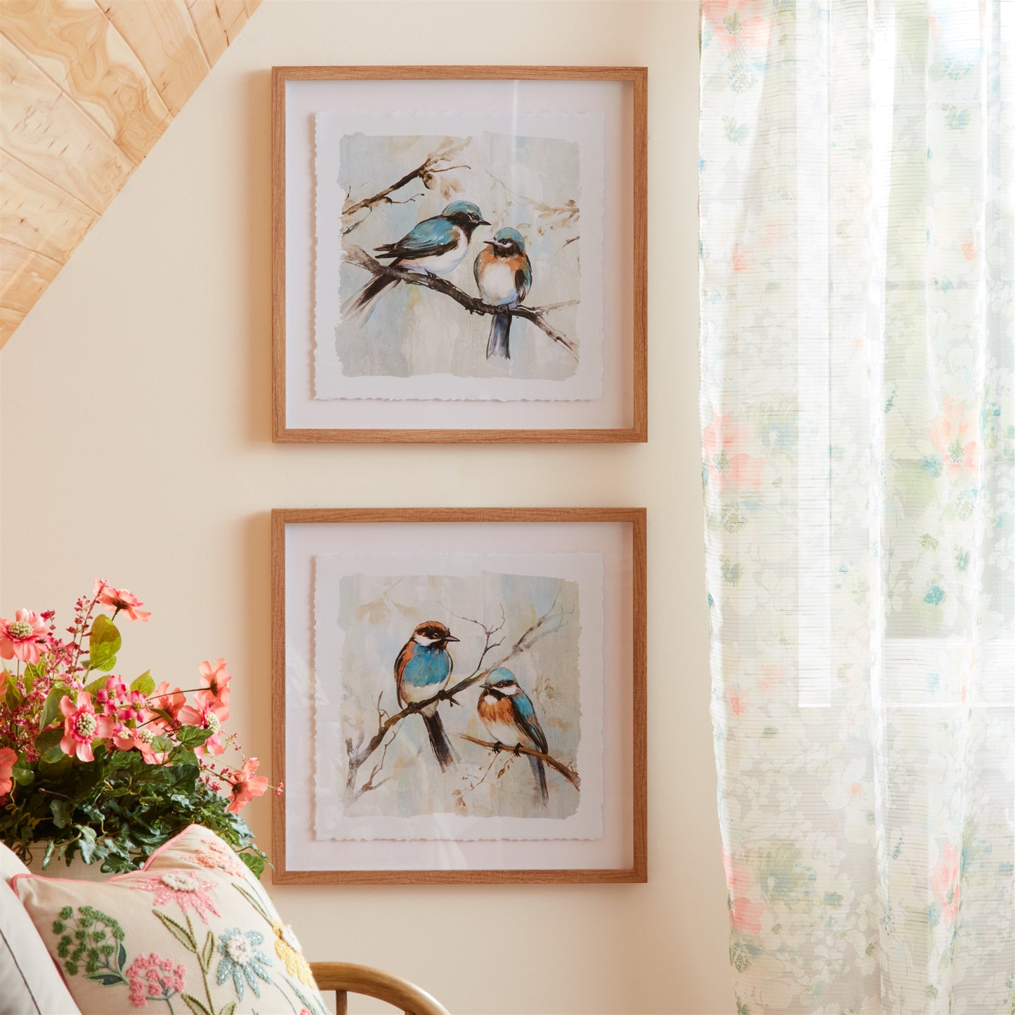 Framed Bird Couple Wall Print (Set of 2) alternate view 2