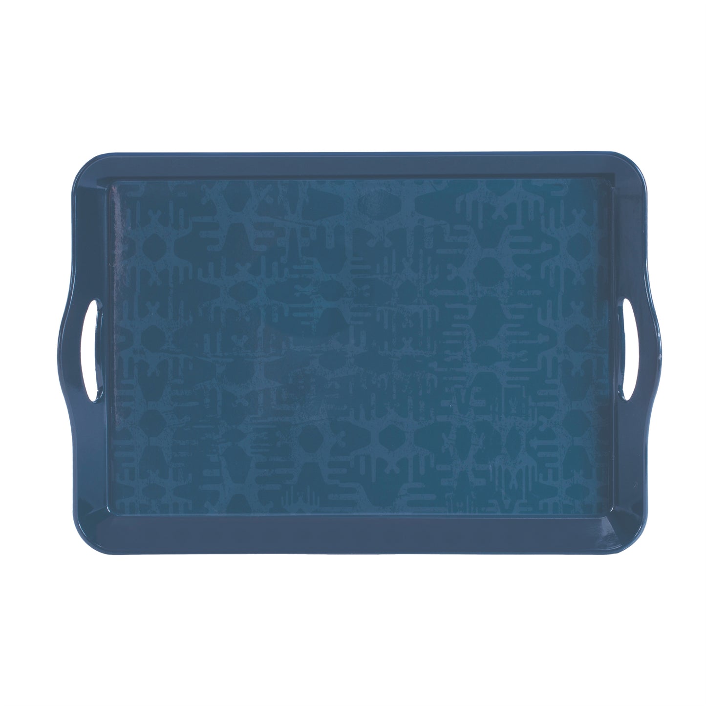 Abstract Geometric Print Tray 17"L alternate view 2