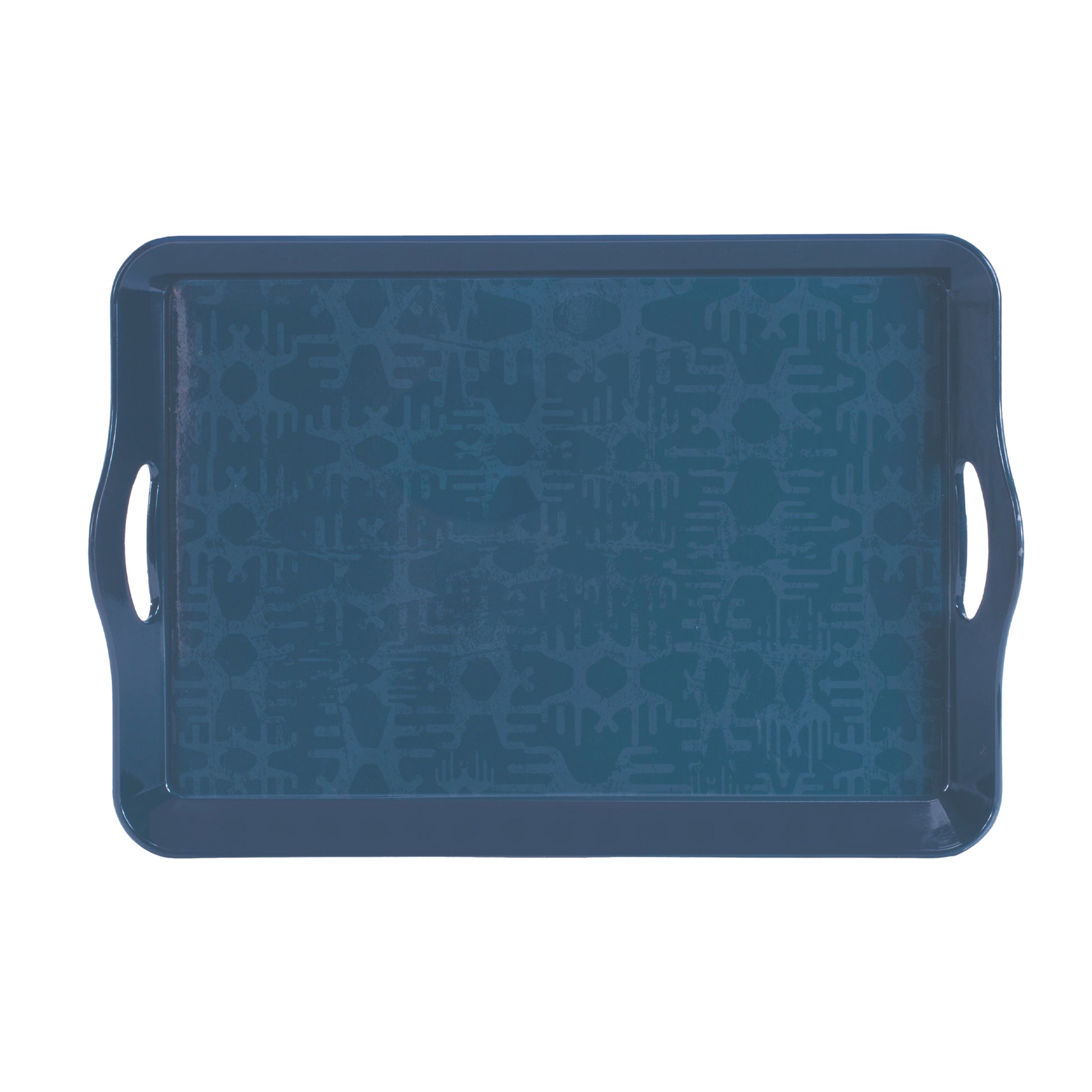 Abstract Geometric Print Tray 17"L alternate view 2