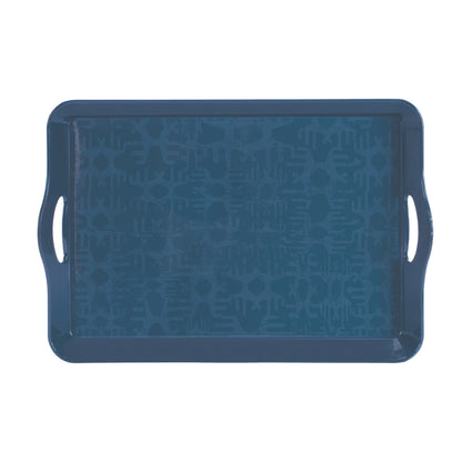 Abstract Geometric Print Tray 17"L alternate view 2