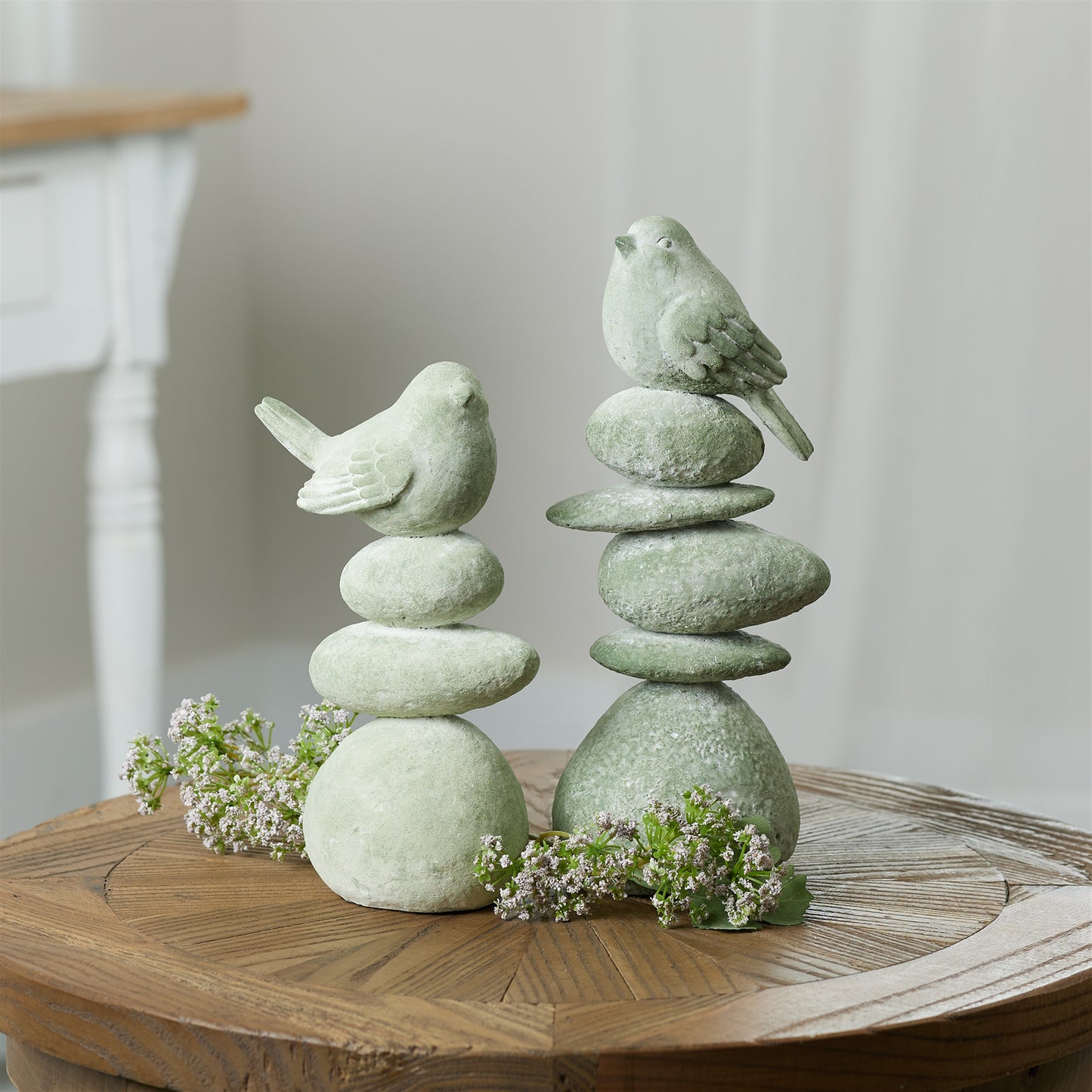 Bird on Rock Stack Figurine (Set of 4) alternate view 2