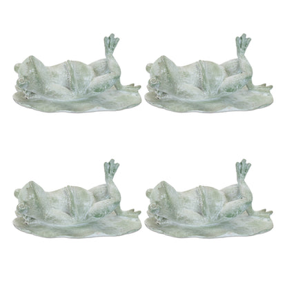 Laying Frog Figurine (Set of 4) alternate view 4