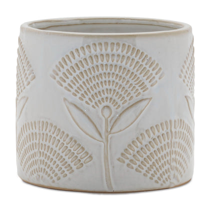 Porcelain Floral Patterned Planter (Set of 2) alternate view 3