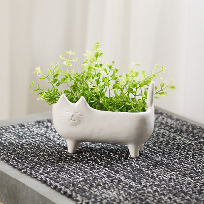 Ceramic Cat Planter (Set of 2) alternate view 2