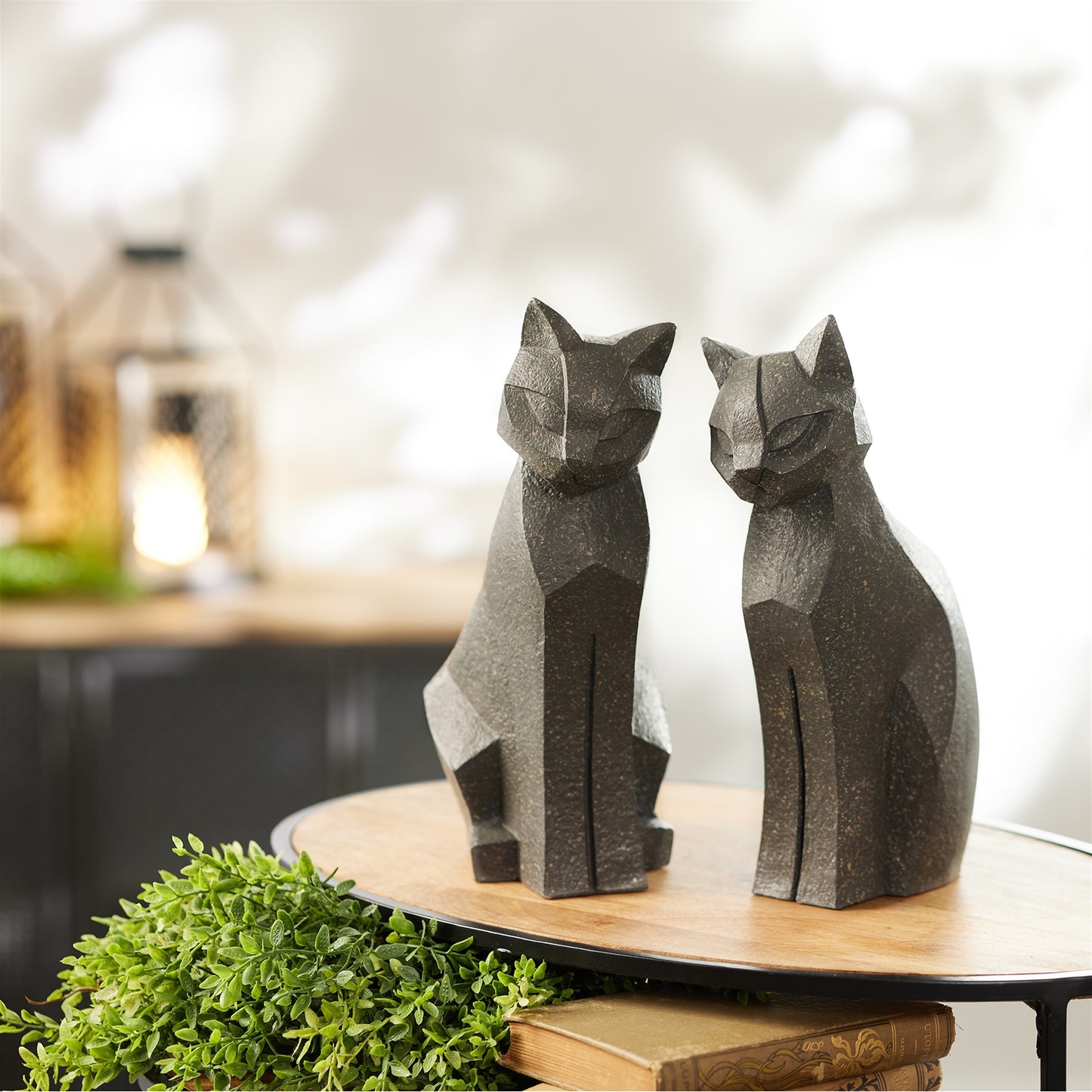 Modern Sitting Cat Statue (Set of 4) alternate view 2
