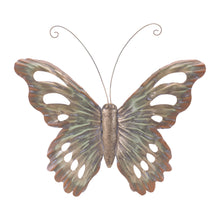 Distressed Metal Butterfly Wall Hanging (Set of 2)