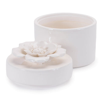 Stoneware Box with Floral Lid Accent (Set of 3) alternate view 7