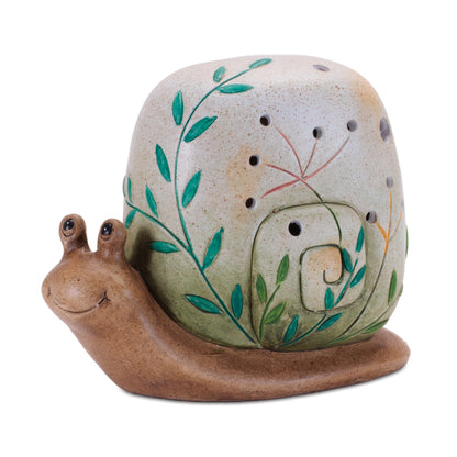 Terra Cotta Frog and Snail Decor (Set of 2) alternate view 4