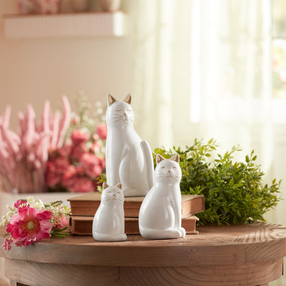 Sitting Cat Figurine (Set of 6) alternate view 2