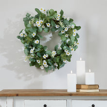 Mini Daisy and Foliage Wreath 22"D alternate view 2
