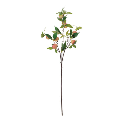 Peach Fruit Foliage Branch (Set of 6) alternate view 3