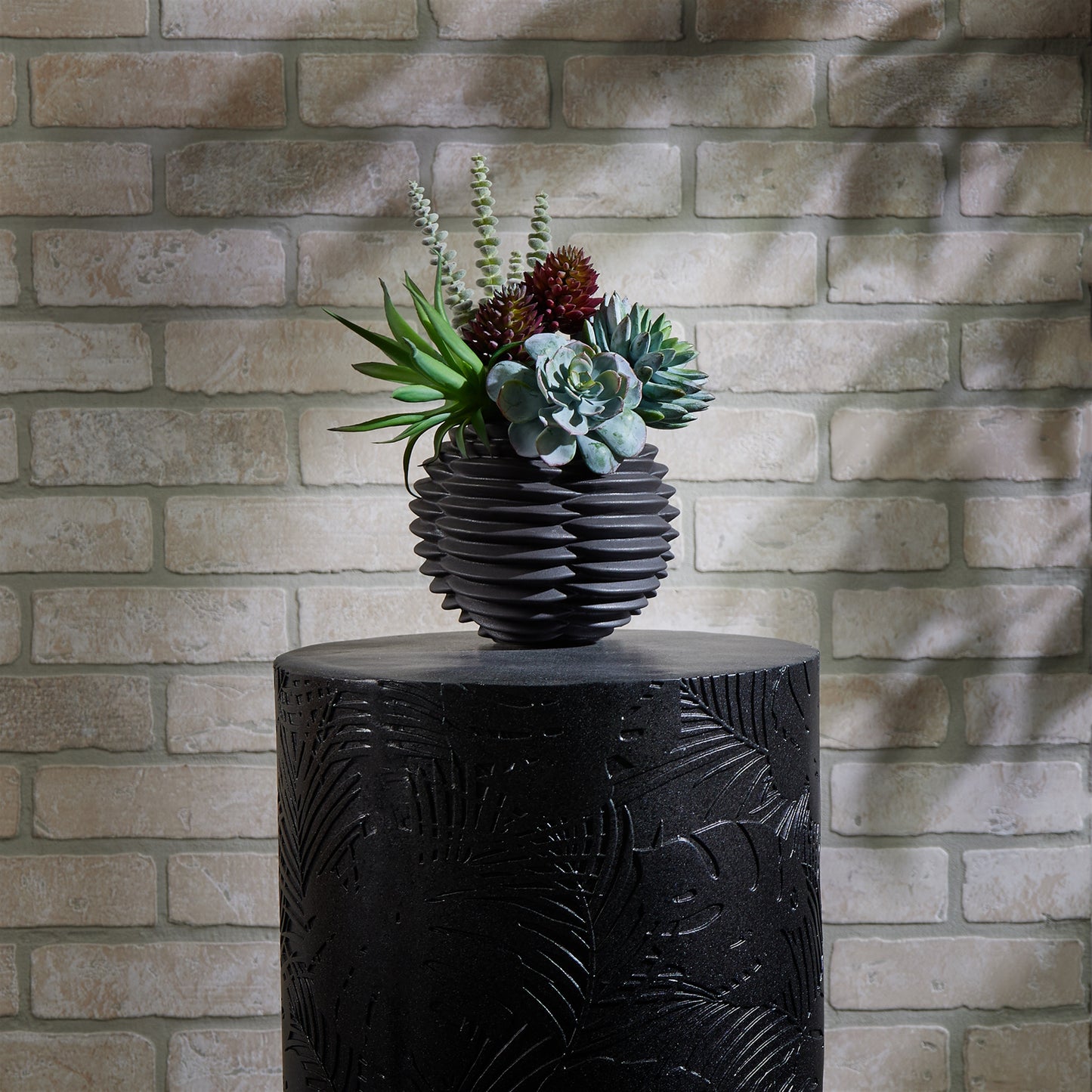 Ribbed Ceramic Bud Vase (Set of 2) alternate view 2
