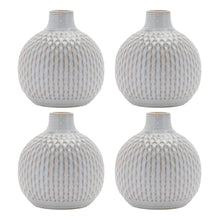 Notched Ceramic Bottle Vase (Set of 4) alternate view 2