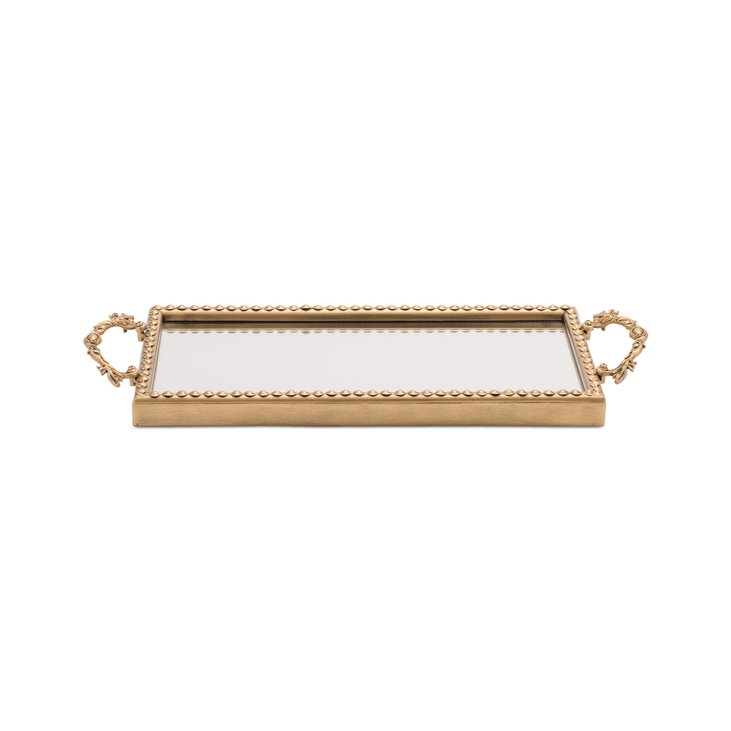 Gold Beaded Mirror Tray (Set of 2) alternate view 4