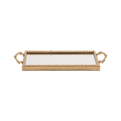 Gold Beaded Mirror Tray (Set of 2) alternate view 4