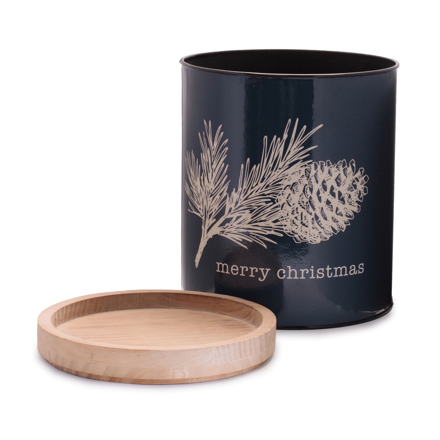 Pinecone and Plaid Iron Canister (Set of 2) alternate view 4