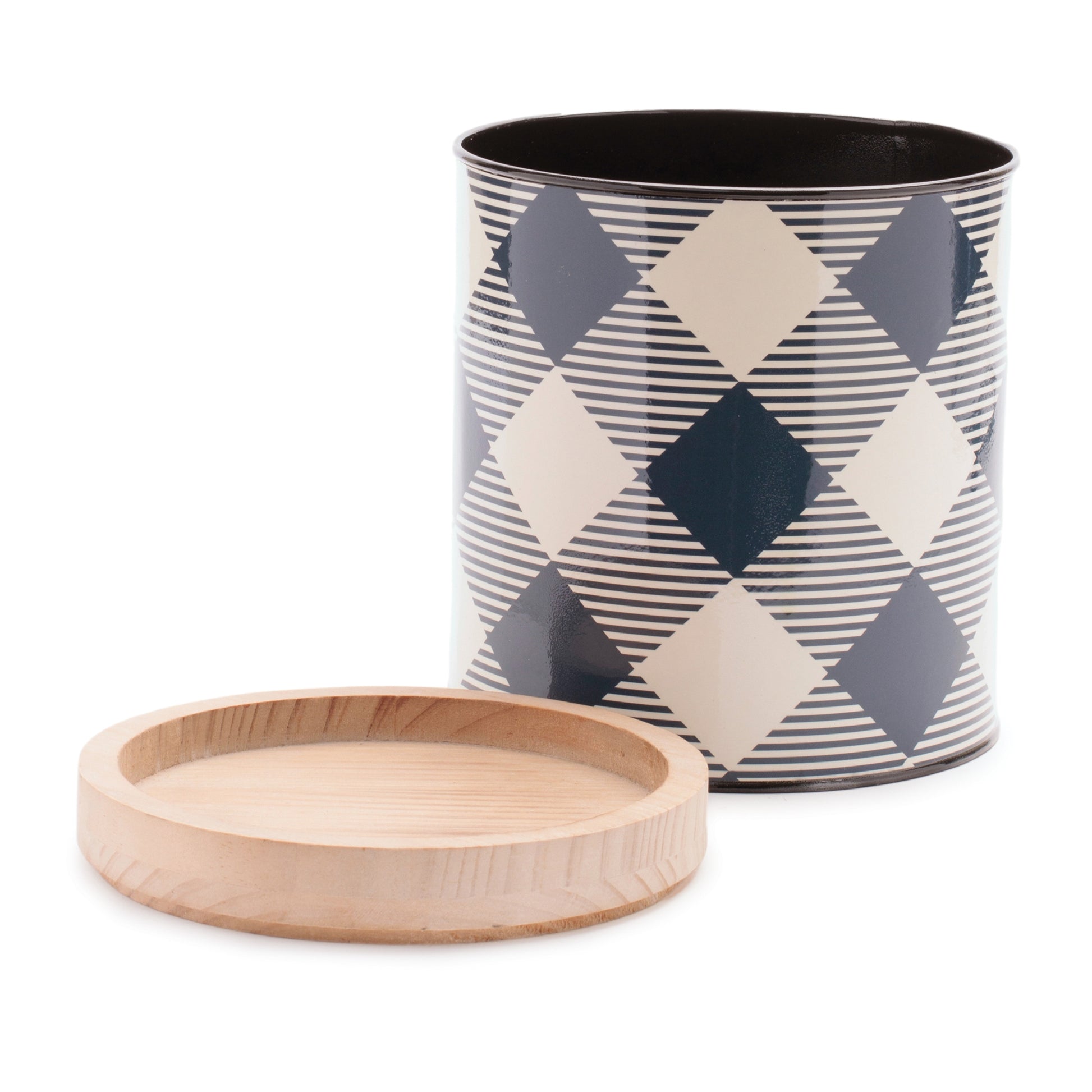 Pinecone and Plaid Iron Canister (Set of 2) alternate view 5