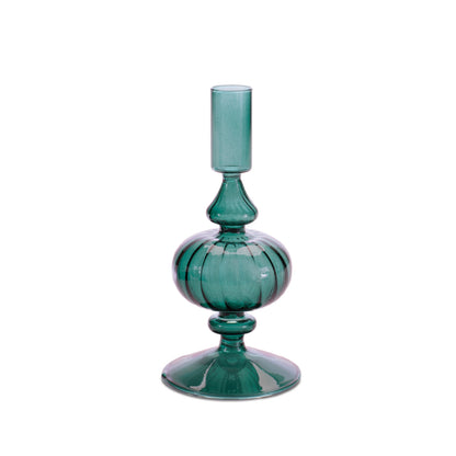 Ribbed Glass Taper Candle Holder (Set of 3) alternate view 5