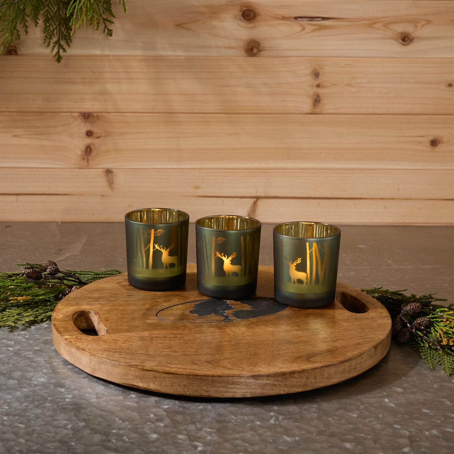 Mossy Oak Deer Votive (Set of 3) alternate view 2